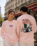 ``un seul heros`` Crewneck Long-Sleeve T-Shirt