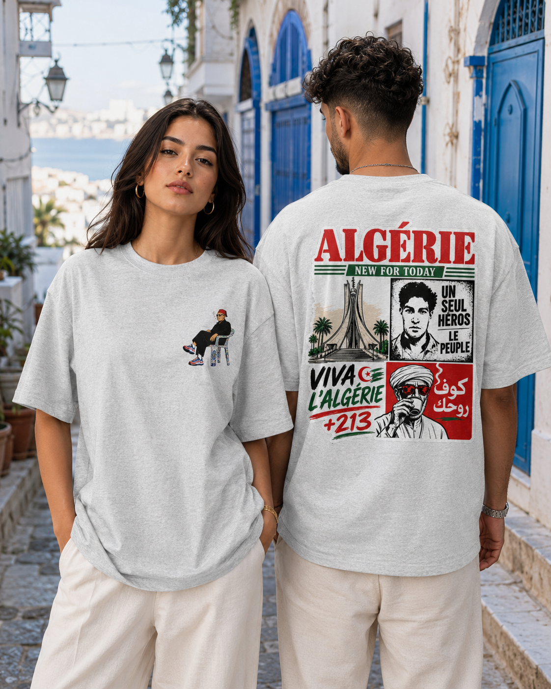 Algeria Graphic T-Shirt – Heavyweight Unisex Cotton Tee