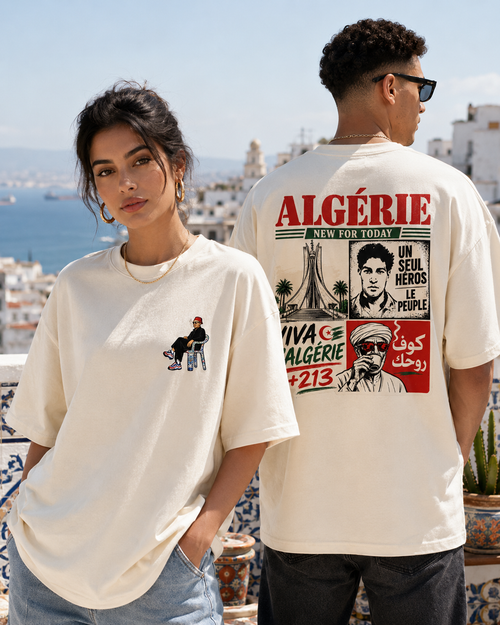 Algeria Graphic T-Shirt – Heavyweight Unisex Cotton Tee
