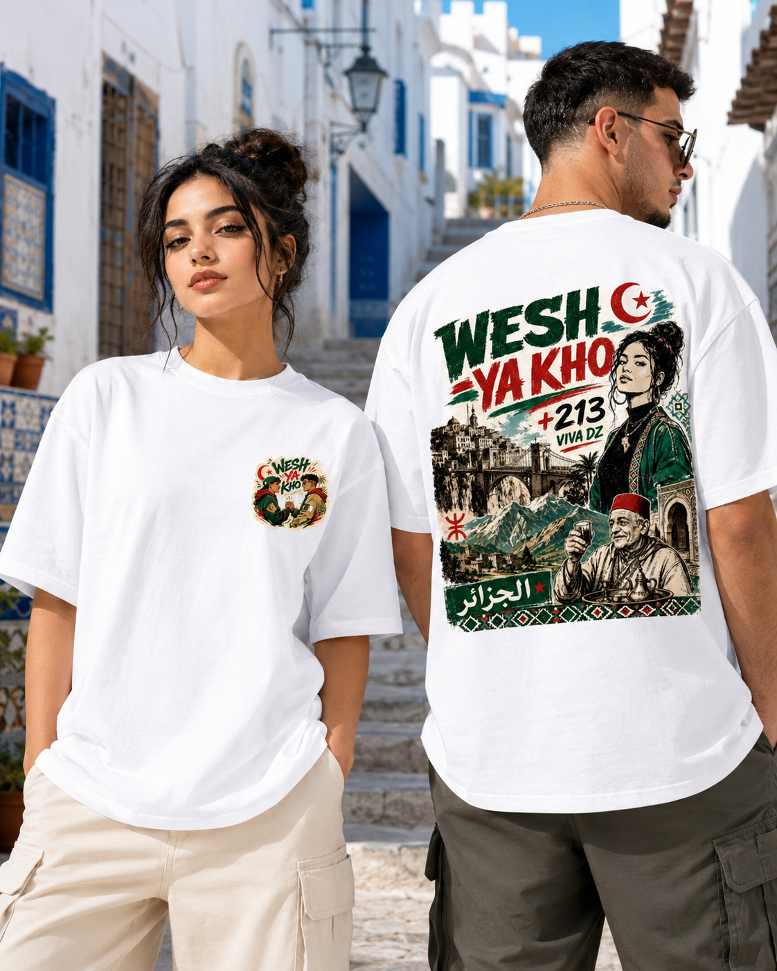 Wesh Ya Kho +213 Oversized T-Shirt – DZ Streetwear