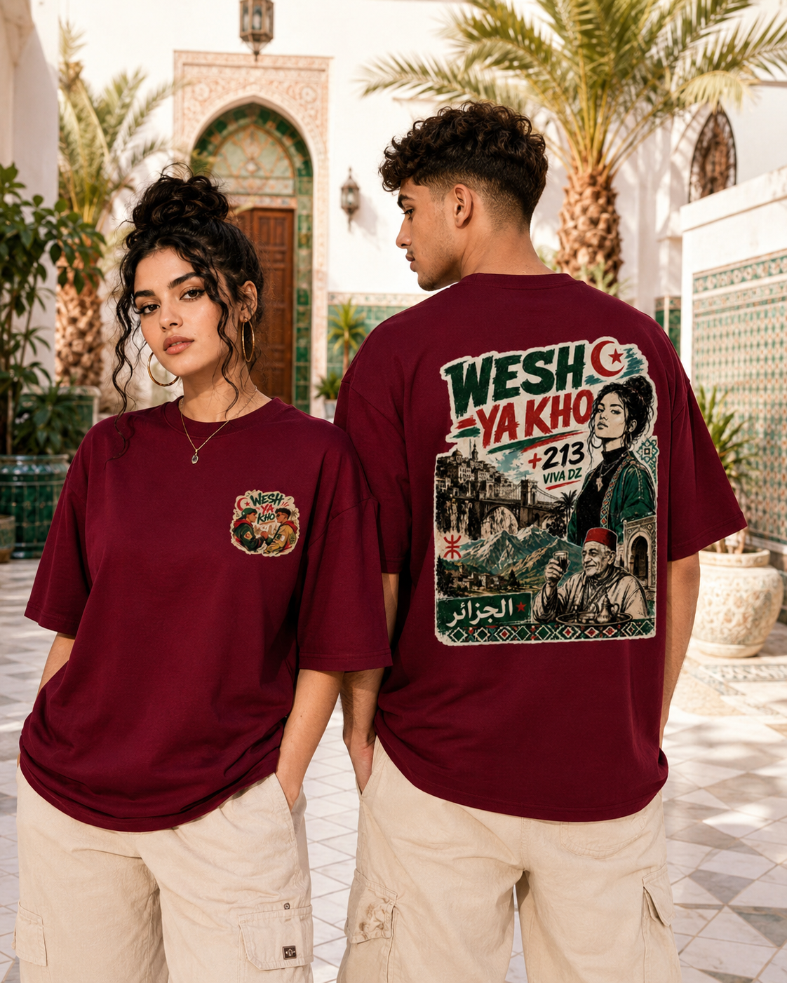 Wesh Ya Kho +213 Oversized T-Shirt – DZ Streetwear