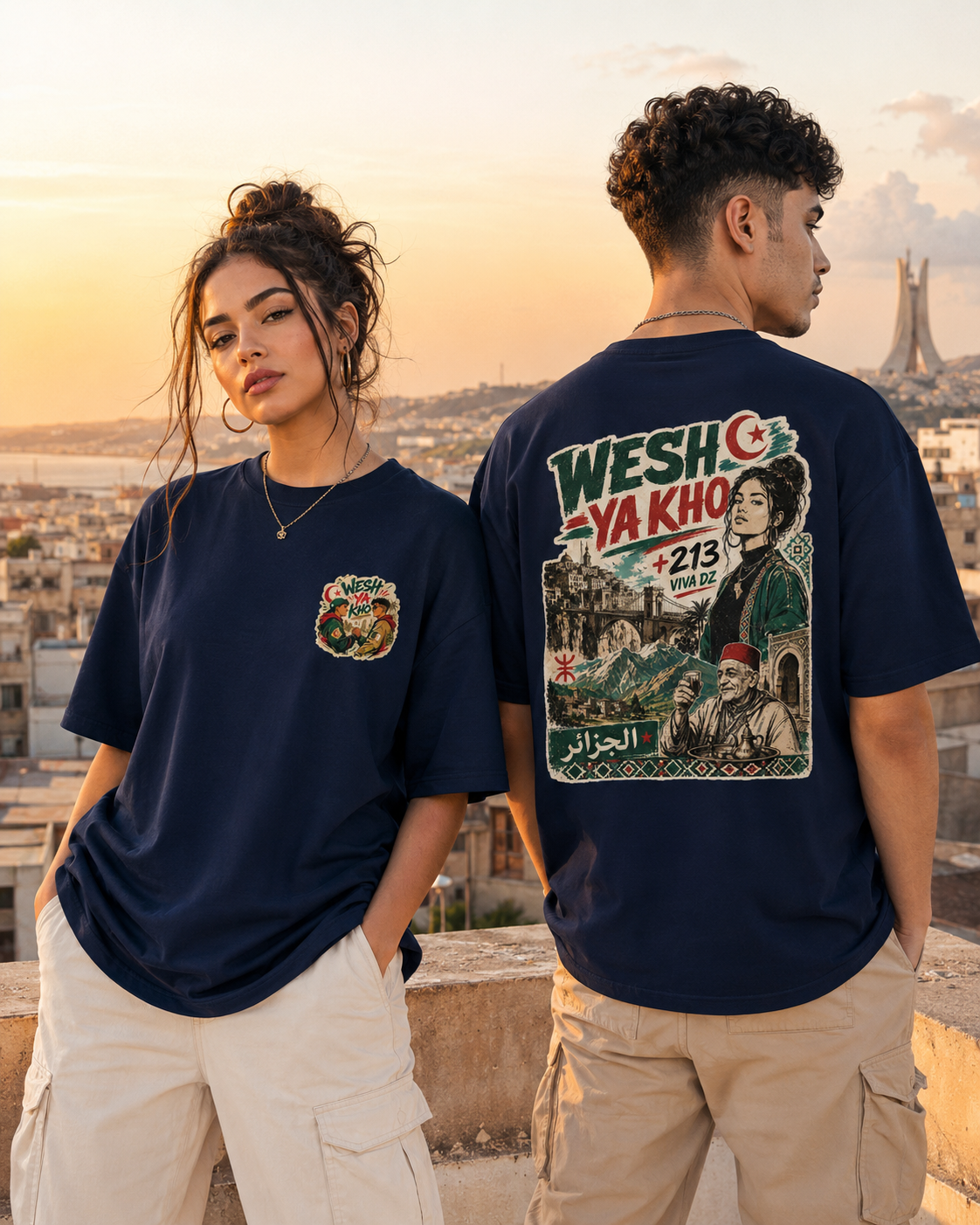 Wesh Ya Kho +213 Oversized T-Shirt – DZ Streetwear