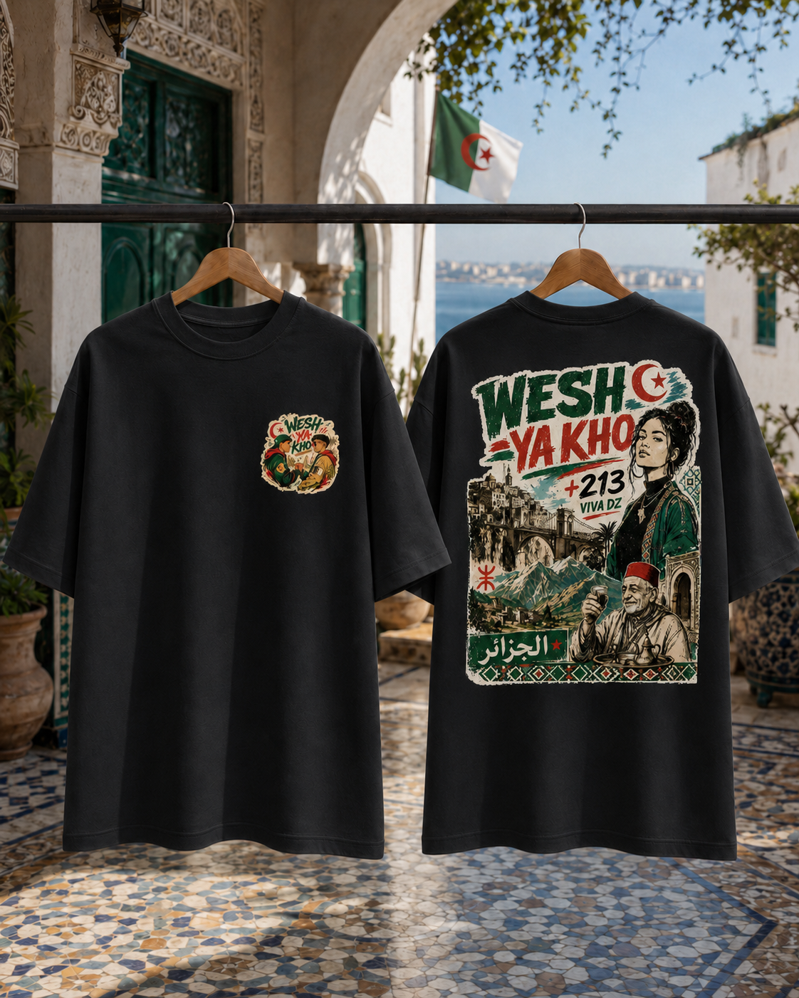 Wesh Ya Kho +213 Oversized T-Shirt – DZ Streetwear