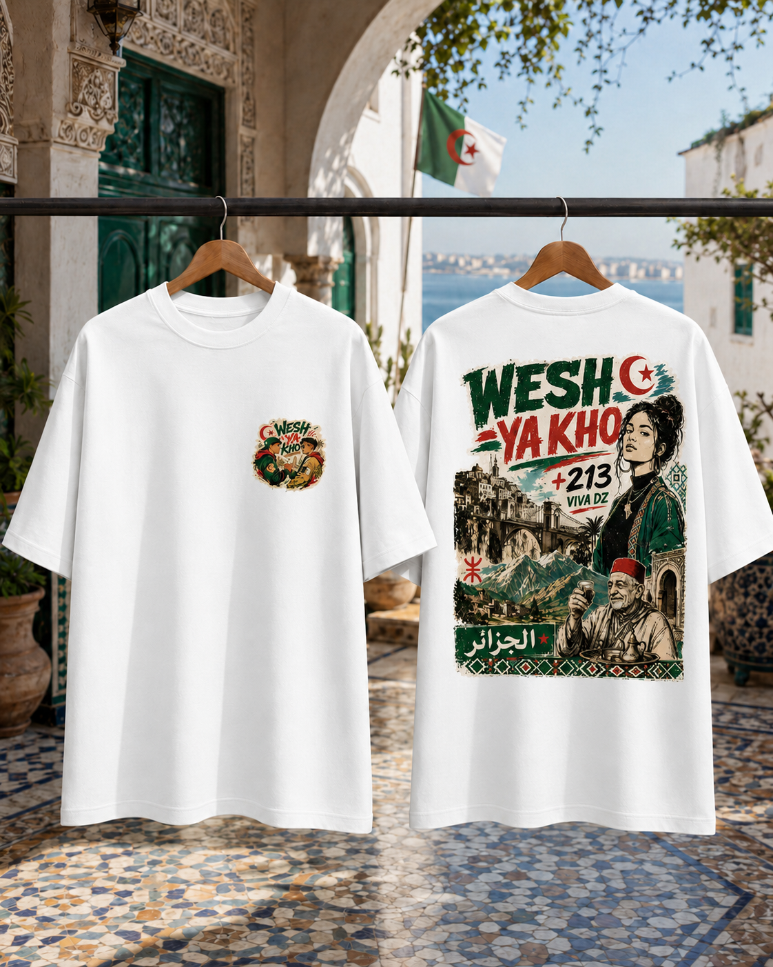 Wesh Ya Kho +213 Oversized T-Shirt – DZ Streetwear