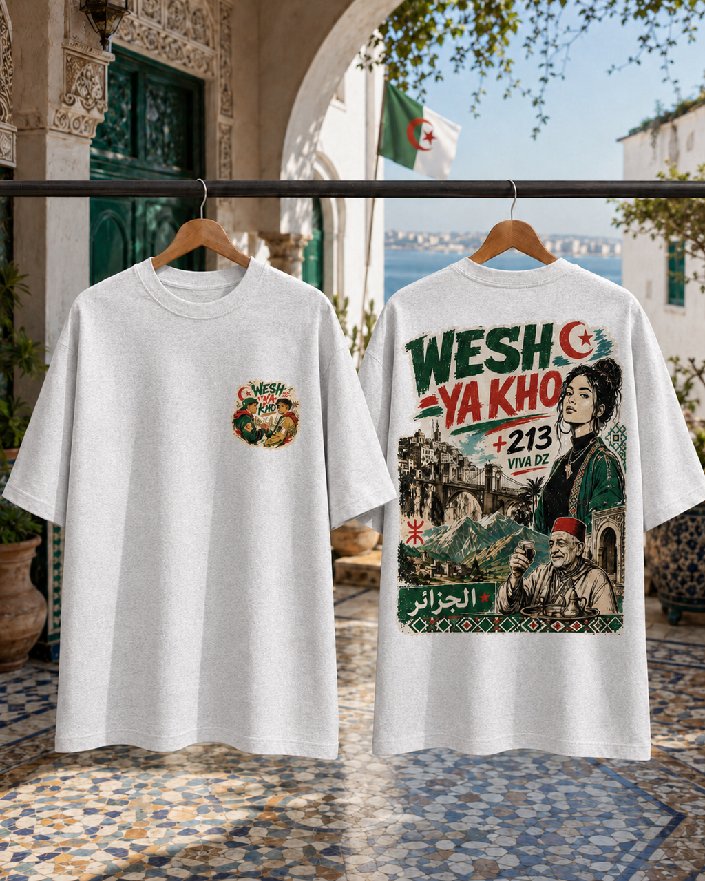 Wesh Ya Kho +213 Oversized T-Shirt – DZ Streetwear