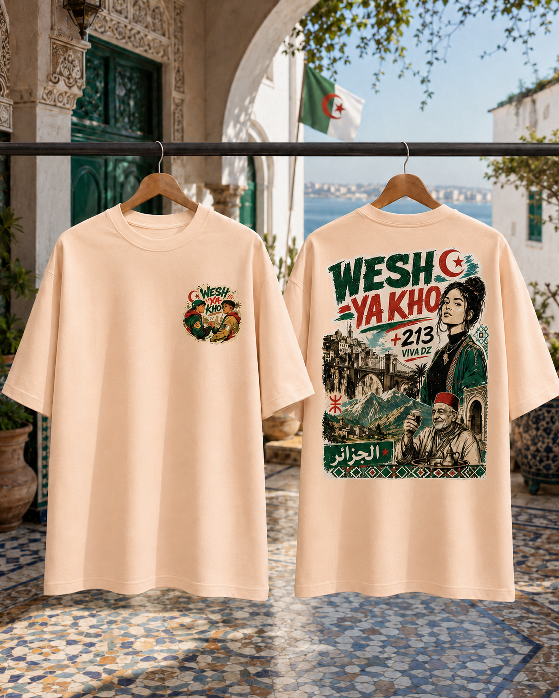 Wesh Ya Kho +213 Oversized T-Shirt – DZ Streetwear