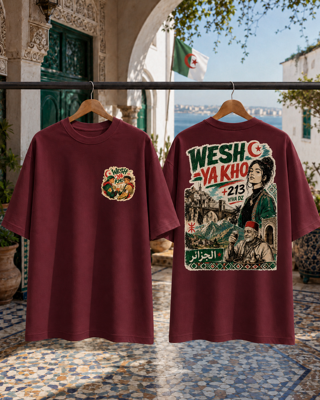 Wesh Ya Kho +213 Oversized T-Shirt – DZ Streetwear