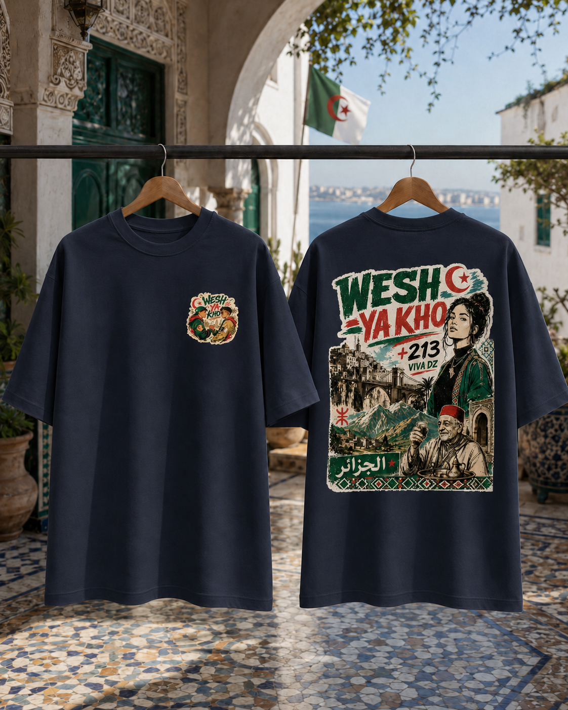 Wesh Ya Kho +213 Oversized T-Shirt – DZ Streetwear