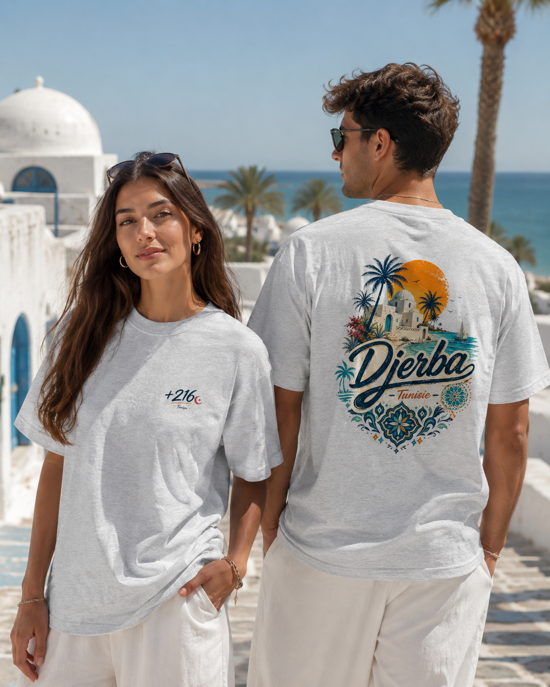 Djerba Tunisia Oversized Cotton T-Shirt