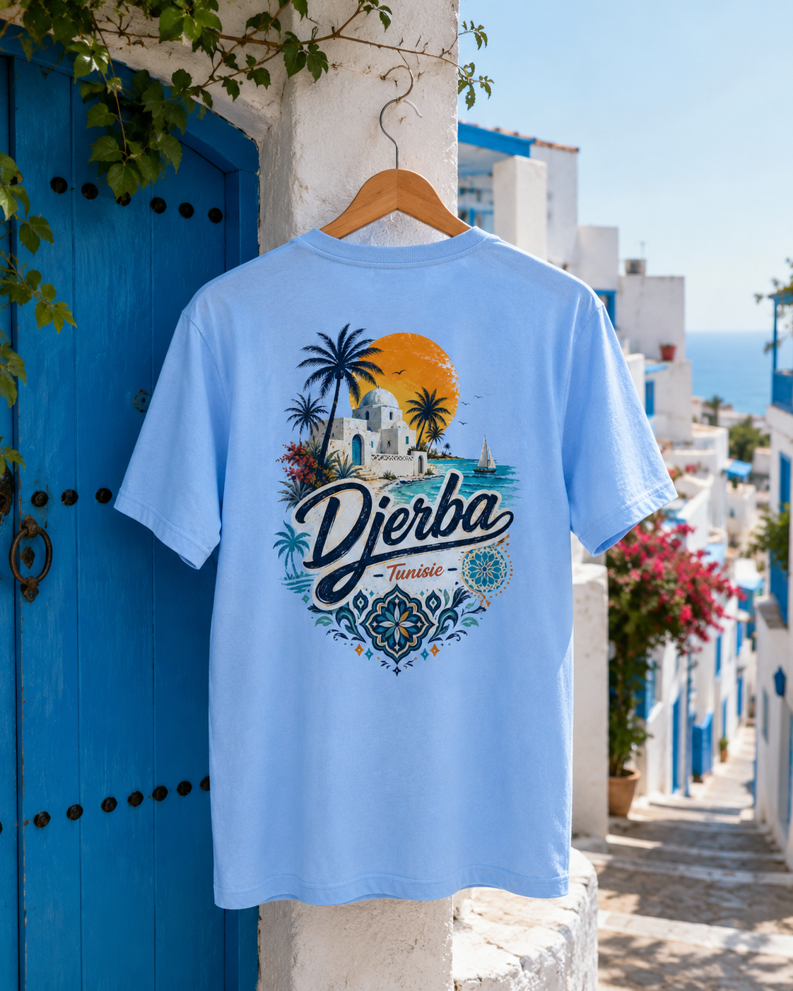Djerba Tunisia Oversized Cotton T-Shirt
